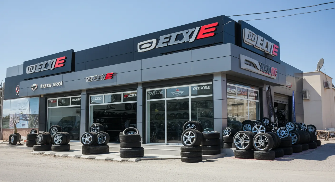 Bayram Oto Lastik İzmir merkez atölyesi ve mobil servis aracı